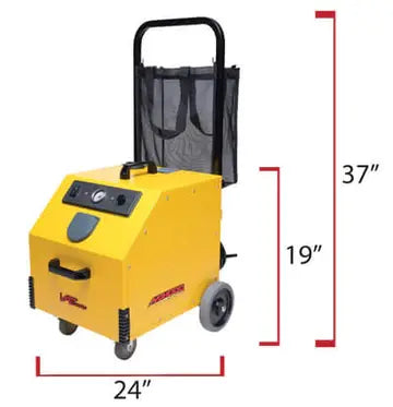 Vapamore MR-1000 Forza Steam Cleaner size chart